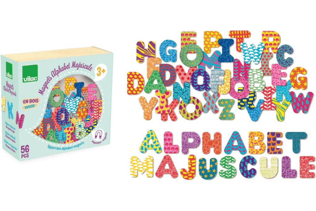 Uppercase Letter Magnets by Vilac