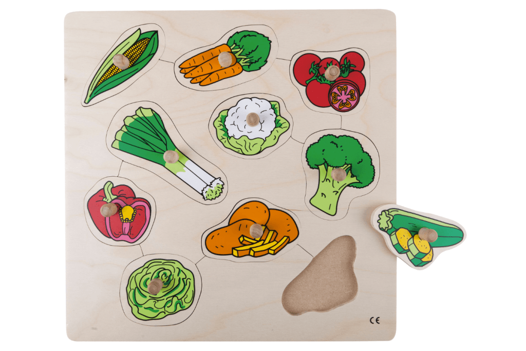 Vegetables - Knobbed Puzzle