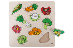Vegetables - Knobbed Puzzle