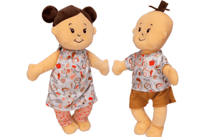Manhattan Toy Wee Baby Stella Peach 12" Soft Baby Twin Dolls, Toronto, Canada, twin dolls