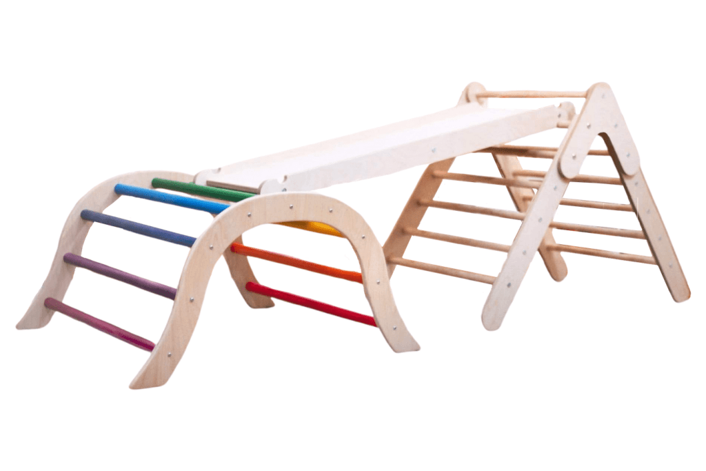 Rainbow Climbers - Single Arched Ladder, Great Playground Basic