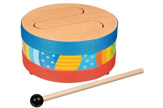 Baby Drum Toys Musical Instruments, All-in-one Wooden Montessori Musical  Set for 1&2Y (Includes Xylophone Drum Cymbal Guiro Gears), Gifts for 1+  Year Old Girl Preschool 