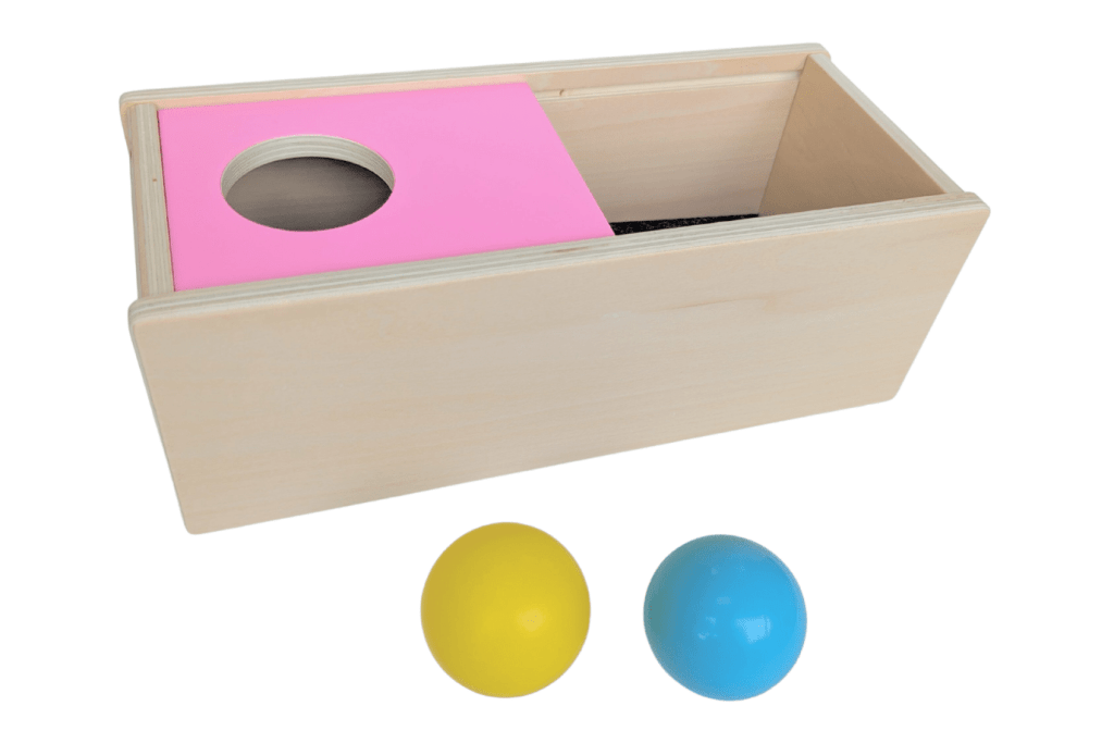 Box Sliding Activity Wooden Box with Sliding Top I The Montessori Room