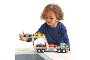Wooden Car Transporter - The Montessori Room