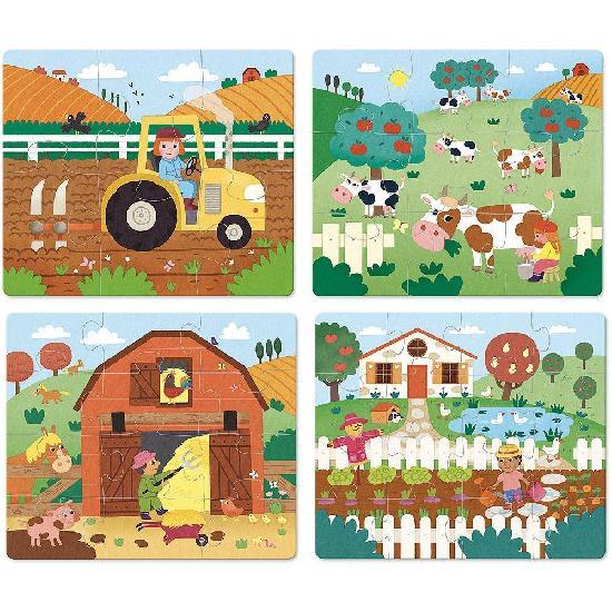 Wooden Farm Puzzles - The Montessori Room