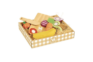 Wooden Fruit & Vegetable Cutting Set - The Montessori Room