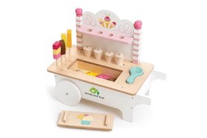 Wooden Ice Cream Cart - The Montessori Room, Tender Leaf Toys, Toronto, Ontario, Canada, wooden ice cream cart, imaginative play, open ended play