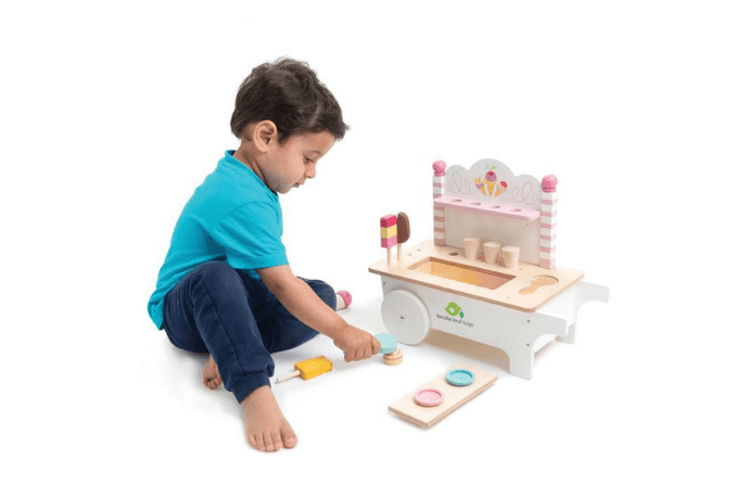 Wooden Ice Cream Cart - The Montessori Room