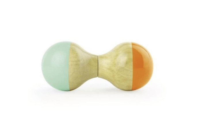 Marraca Rattle Wooden Maraca Rattle I The Montessori Room Toronto