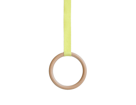 Wooden Ring on a Ribbon I The Montessori Room Toronto