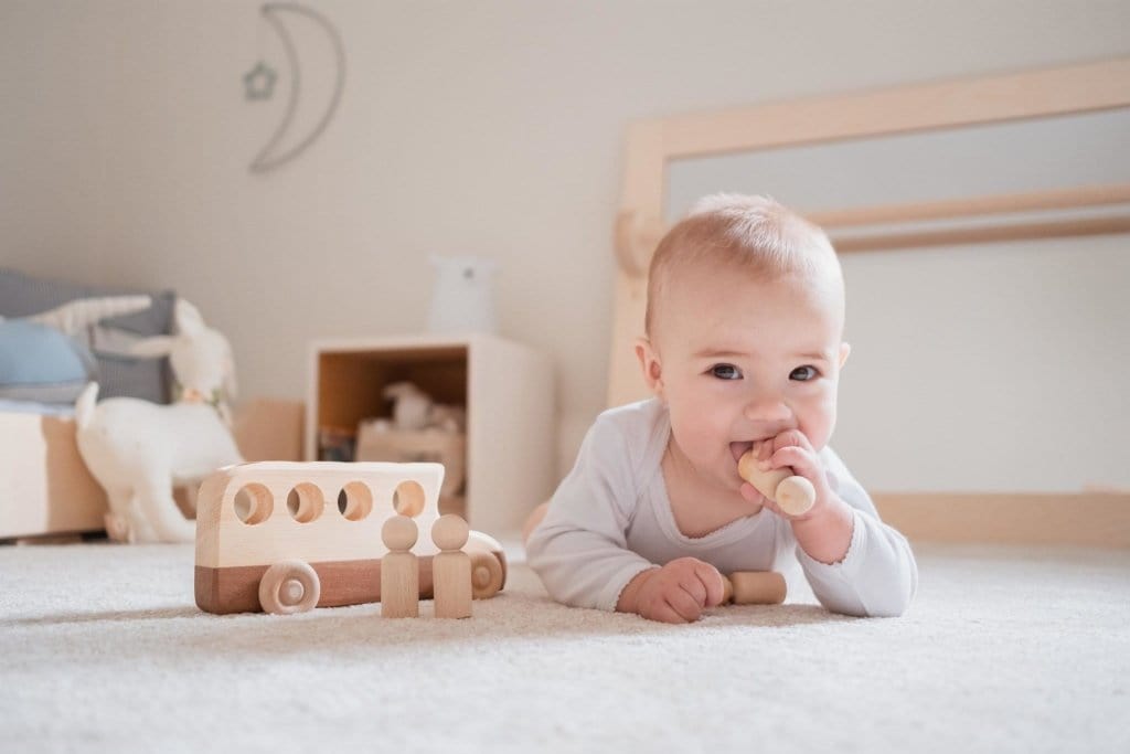 Wooden School Bus - The Montessori Room