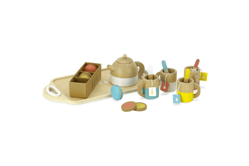 Wooden Tea Set