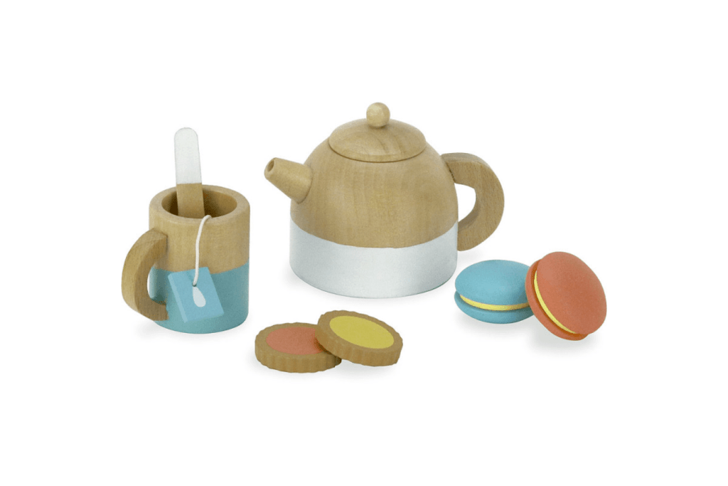 Wooden Tea Set
