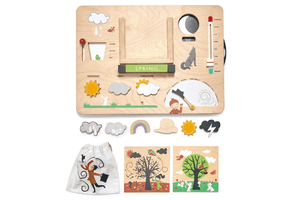Wooden Weather Station - The Montessori Room