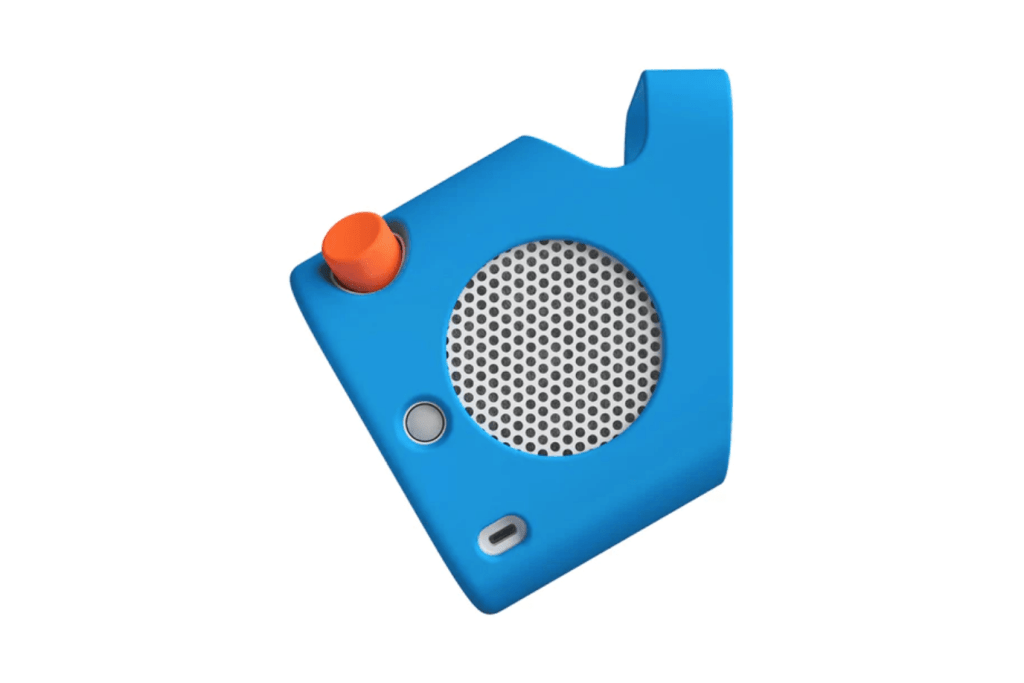 Blue Bird, Yoto Adventure Jacket, 3rd generation, silicone carrying case for yoto player,  yoto player accessories, Yoto Play, The Montessori Room, Toronto, Ontario, Canada.