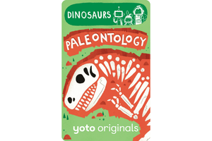 Yoto Card: BrainBots: Dinosaurs, Paleontology, The Montessori Room, Toronto, Ontario, Canada. 