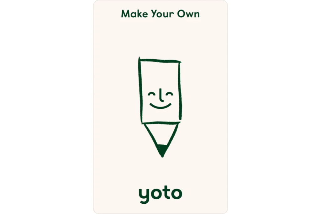 Yoto Card Pack Make Your Own Cards pack Of 5 I The Montessori Room yoto-card-pack-make-your-own-cards-pack-of-5-i-the-montessori-room