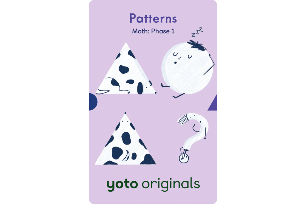 Yoto Card Pack: Math Phase 1 (6 Cards)