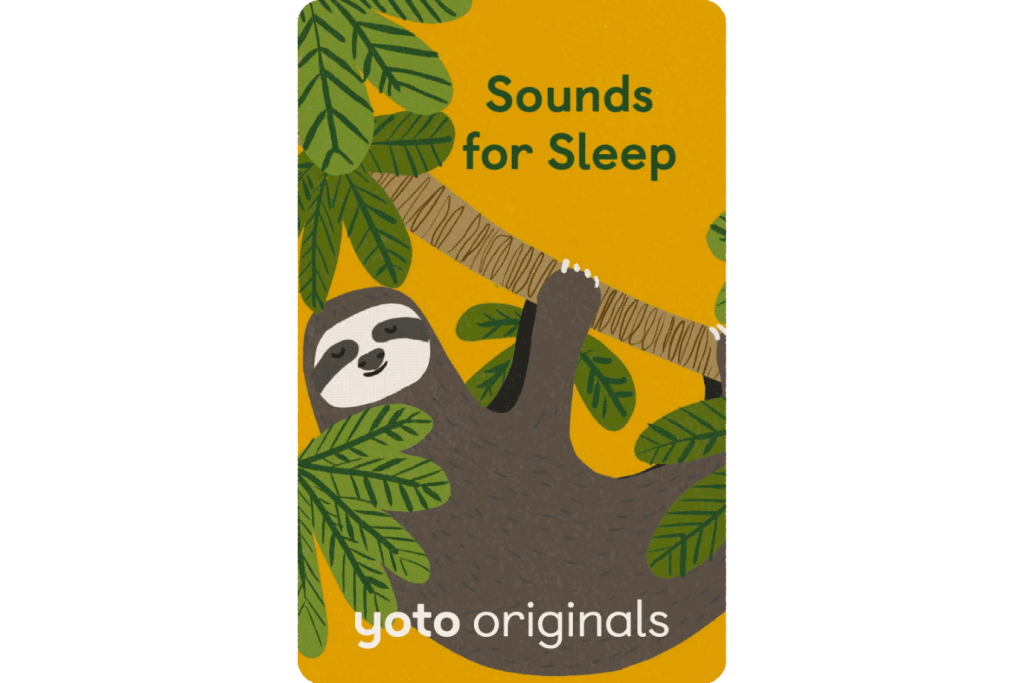 Yoto Card:  Sounds for Sleep, nature sounds, calming sounds, white noise,  Yoto Player, Yoto Play, Yoto Card, The Montessori Room, Toronto, Ontario, Canada